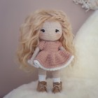 Robe printemps pour poupée : patron au crochet PDF