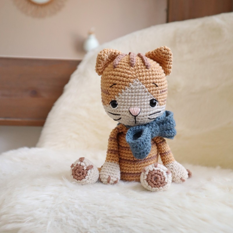 Caramel, le chaton : Patron Au Crochet PDF